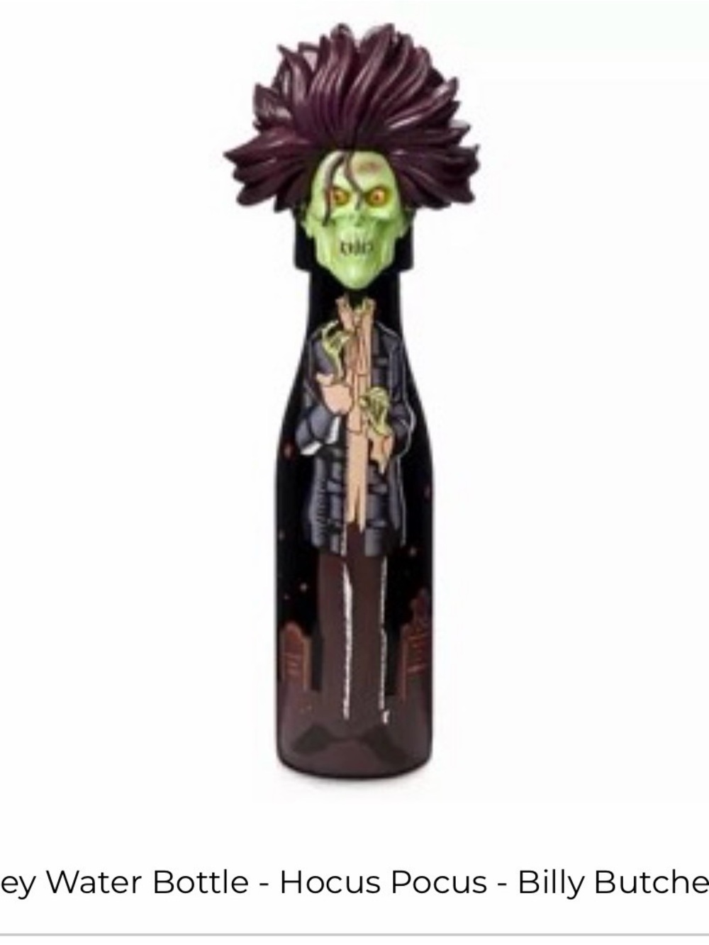 NWT Hocus Pocus Billy Butcherson Water Bottle